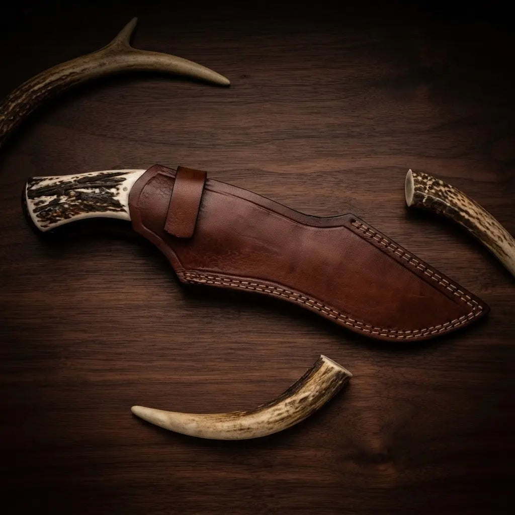Damascus Kukri Bowie Knife