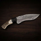 Damascus Kukri Bowie Knife